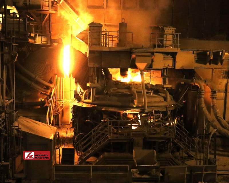 در راستای بهرهوری تولید انجام شد؛ رسیدن زمان توقفات کورههای قوس فولاد هرمزگان به ۱۵ دقیقه