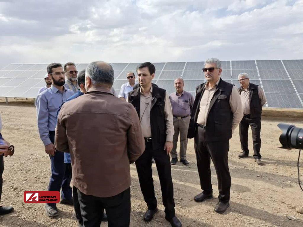 نیروگاه خورشیدی خضرآباد چادرملو، تیرماه به بهرهبرداری میرسد