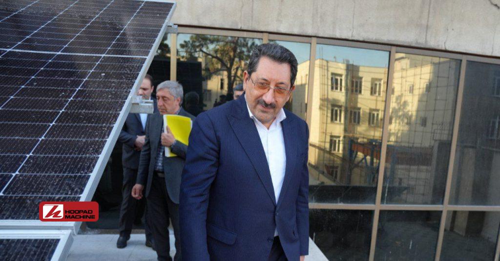 تامین برق مصرفی ساختمان وزارت صمت با برق خورشیدی