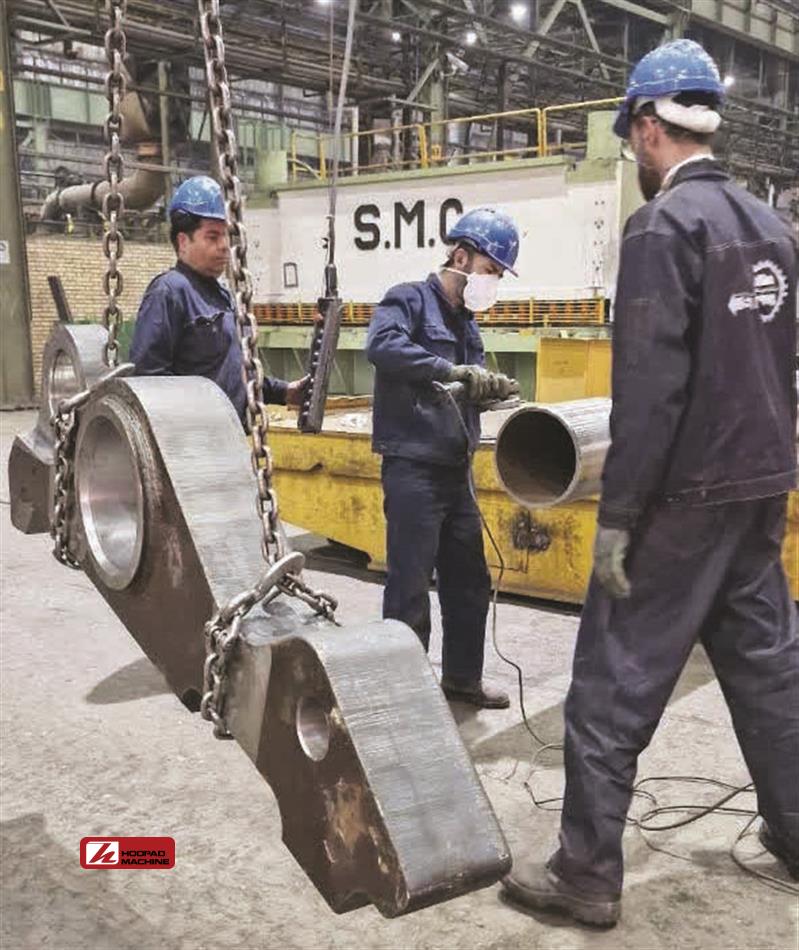 تعمیر اساسی سازه پایه‌های نگه‌دارنده شاخک پاتیل‌بر، به‌جای واردات