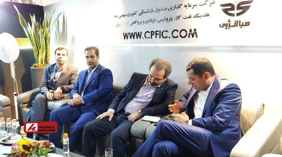 بازدید مدیرعامل شرکت صبا فولاد خلیج فارس از هفدهمین نمایشگاه صنعت مالی