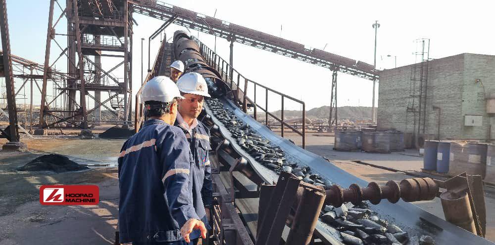 بازدید مدیرعامل شرکت صبا فولاد خلیج فارس از روند تولید