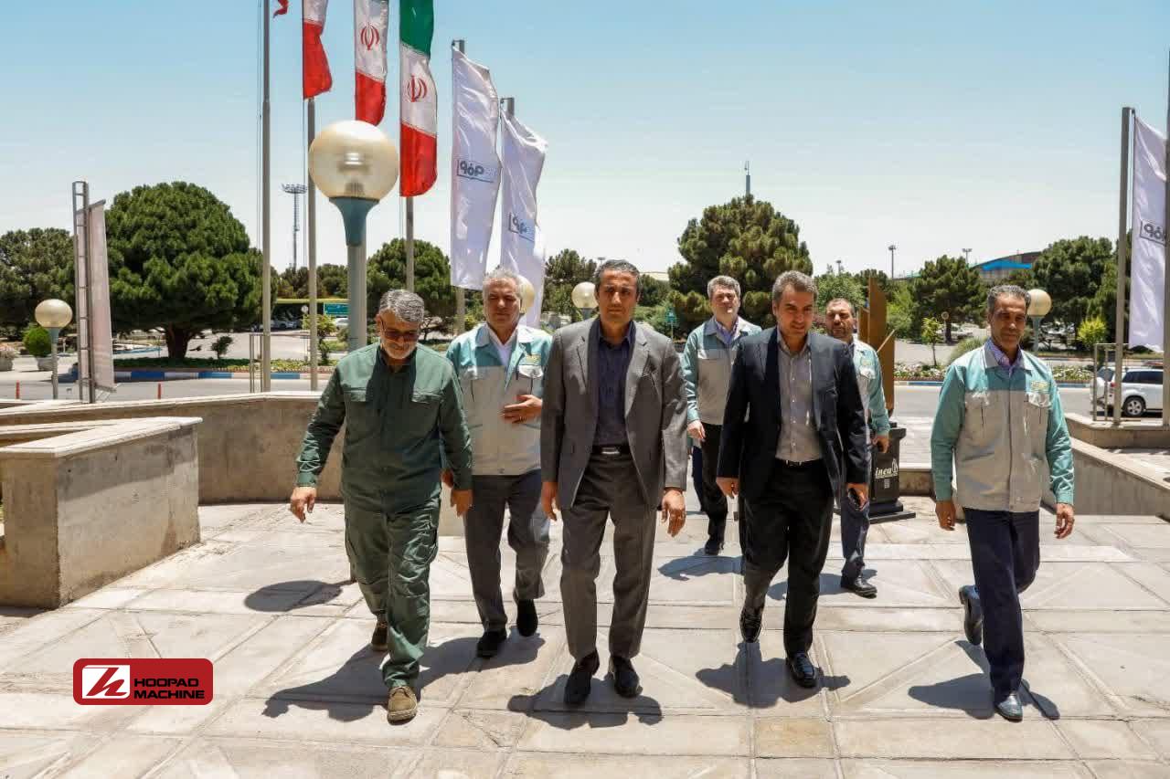 حضور رئیس هیات عامل ایمیدرو در فولاد مبارکه و تأکید بر تداوم جریان تولید