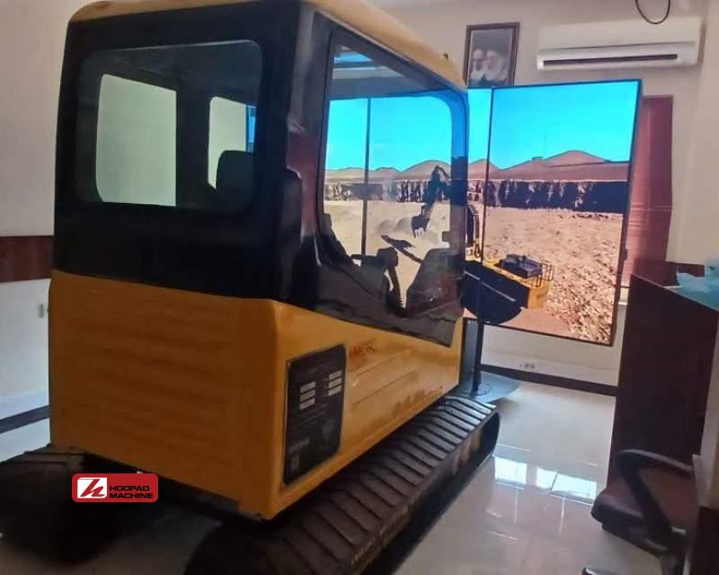 نصب و تجهیز دستگاه شبیه ساز بیل مکانیکی در مرکز تحقیقات مواد معدنی ایران- یزد