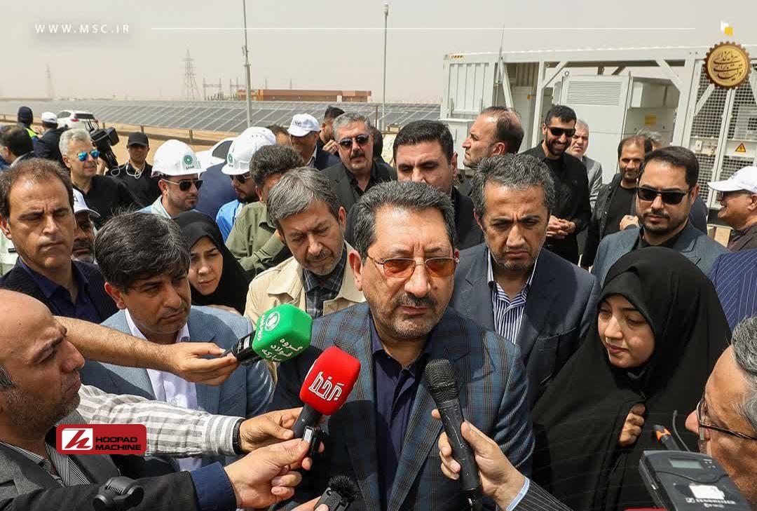 ورود فولاد مبارکه به توسعه انرژی‌های پاک؛ فاز نخست نیروگاه خورشیدی ۶۰۰ مگاواتی به بهره‌برداری رسید