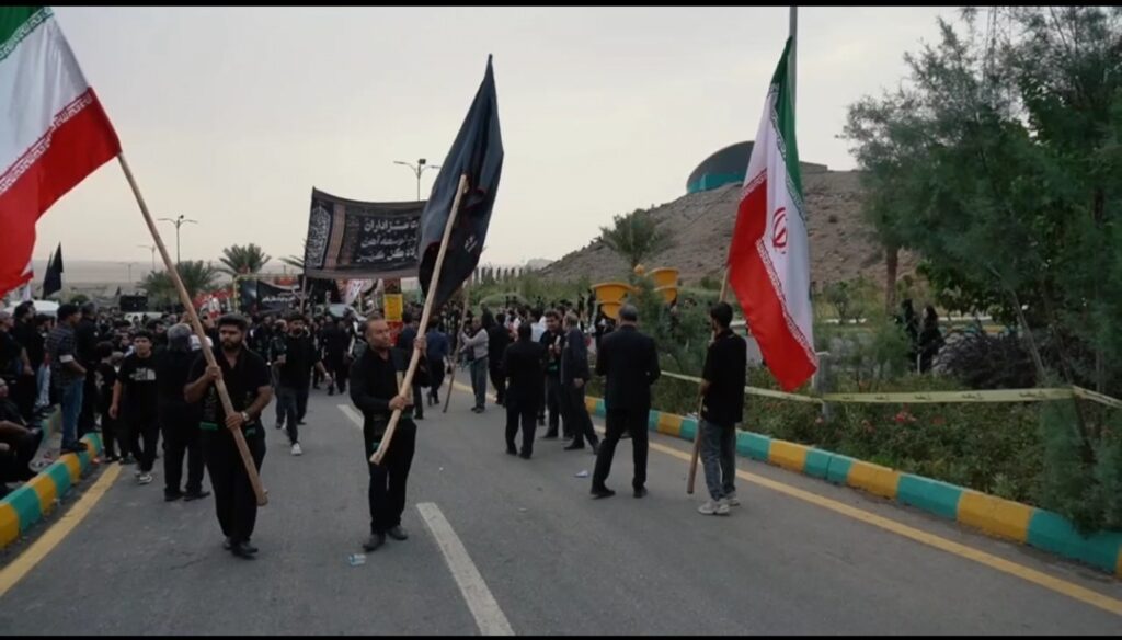 در آئین عزاداری متمرکز کارکنان منطقه معدنی و‌ صنعتی گل‌گهر در گهرپارک سیرجان