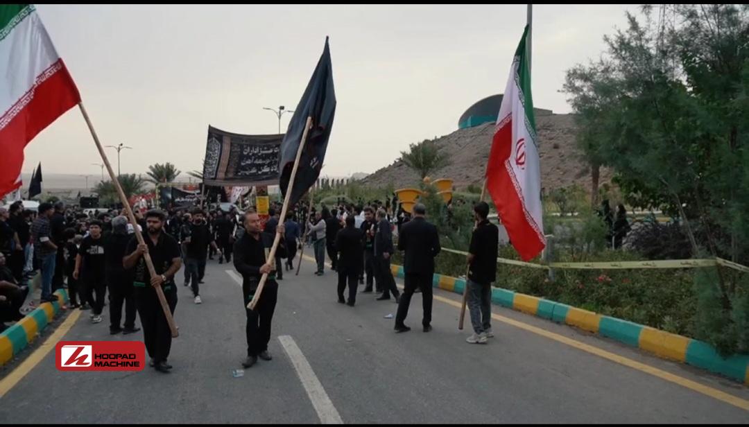 در آئین عزاداری متمرکز کارکنان منطقه معدنی و صنعتی گلگهر در گهرپارک سیرجان
